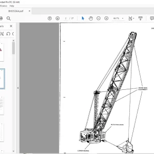 Cat Bucyrus 380-W Walking Dragline Operator's Manual BI005564 - PDF DOWNLOAD
