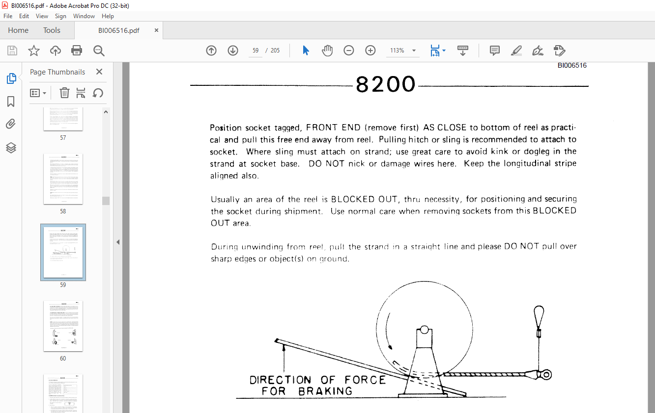 Cat Bucyrus 8200 Dragline Maintenance & Operation Manual 82007 - PDF ...