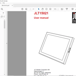 Cat Bucyrus JLT 15021 User Manual BI619416 - PDF DOWNLOAD