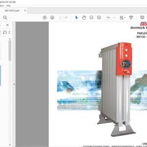 Cat Bucyrus domnick hunter PNEUDRI MAXI MX102 – MX110 USER GUIDE Manual BI619420 - PDF DOWNLOAD