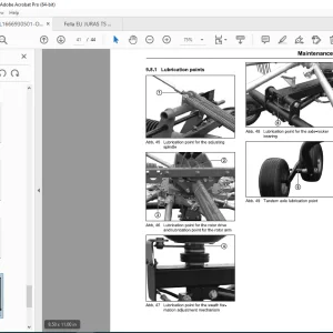 Fella EU Juras TS 456T Rotary Rake Operator's Manual - PDF DOWNLOAD