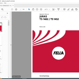Fella Juras TS 1402 TS 1452 Rotary Rake Operator's Manual - PDF DOWNLOAD