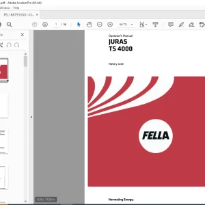 Fella Juras TS 4000 Rotary Rake Operator's Manual - PDF DOWNLOAD