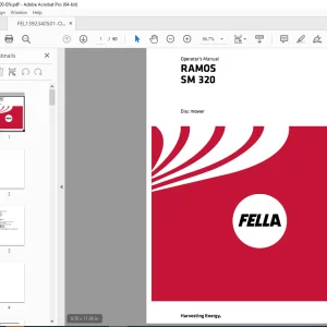Fella RAMOS SM 320 Disc Mower Operator's Manual - PDF DOWNLOAD