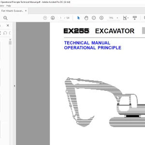 Fiat Hitachi Excavator EX255 Operational Principle Technical Manual -  PDF DOWNLOAD