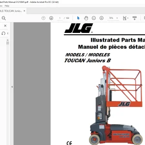 JLG Juniors B Illustrated Parts Manual 31210045 - PDF DOWNLOAD