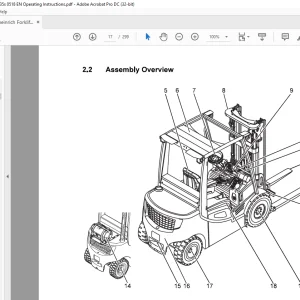Jungheinrich Forklift DFG 425s DFG 430s DFG 435s TFG 425s TFG 430s TFG 435s Operating instructions Manual 51694496  - PDF DOWNLOAD