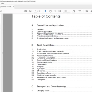 Jungheinrich Forklift EJE 110 EJE 116 EJE 118 EJE 120 Operating Instruction Manual 51040407 - PDF DOWNLOAD