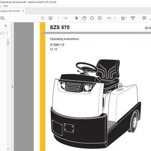 Jungheinrich Forklift EZS 570 Operating instructions Manual 51095115 -  PDF DOWNLOAD