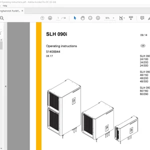 Jungheinrich Forklift SLH 090i Operating instructions Manual 51408844 - PDF DOWNLOAD
