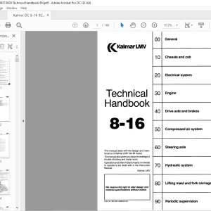 Kalmar 8-16 Technical Handbook Manual - PDF DOWNLOAD