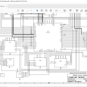 Kalmar DBS45 GLA2 Chassis Electrical Schematic Manual - PDF DOWNLOAD