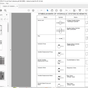 Kobelco CKE700 CKE800 CK850-II Circuit Chart Collection Manual - PDF DOWNLOAD