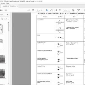 Kobelco CRANE CK850-2F CKE800-1F CKE700-1F Hydraulic System Schematic Manual -  PDF DOWNLOAD