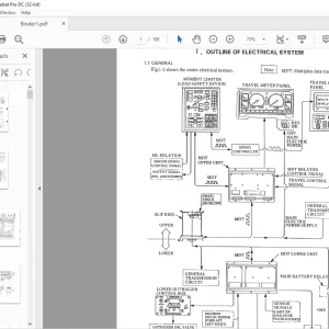 Kobelco CRANE RK250-3 Electric System Schematic Manual -  PDF DOWNLOAD
