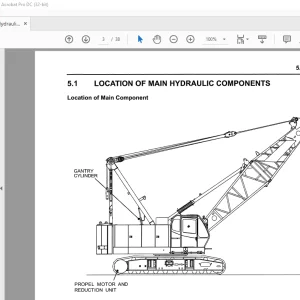 Kobelco CRAWLER CKE600-1 Hydraulic System Schematic Manual - PDF DOWNLOAD