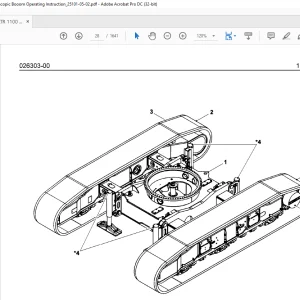 LIEBHERR Crawler crane with telescopic boom LTR 1100 Operating instructions Manual - PDF DOWNLOAD