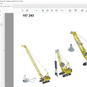 Liebherr Crane HS 833 HD Technical Information Manual 187243 - PDF DOWNLOAD