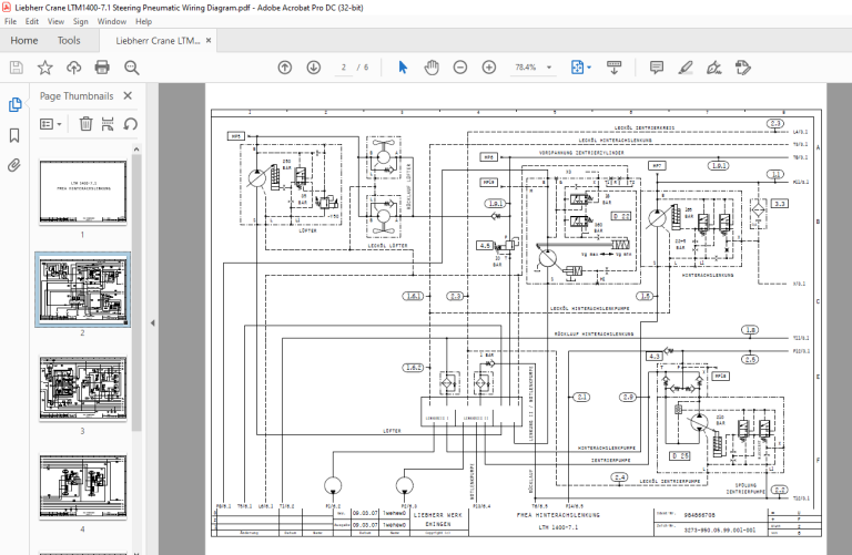 Liebherr Crane LTM 1400-7.1 FMEA HINTERACHSLENKUNG - PDF DOWNLOAD ...