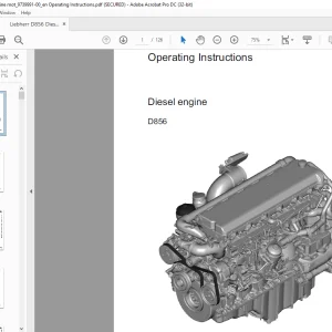 Liebherr D856 Diesel Engine Operating Instruction Manual - PDF DOWNLOAD