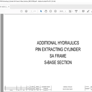 Liebherr LR 1600-2 Additional Hydraulics Technical Manual 986132508 PDF