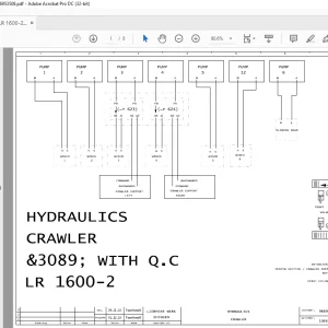 Liebherr LR 1600-2 Hydraulic Crawler 986953508 - PDF DOWNLOAD