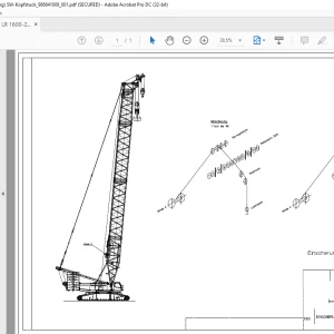 Liebherr LR 1600-2 Reeving (Einscherung) SW-Kopfstuck_986641008_001 - PDF DOWNLOAD (German)