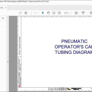 Liebherr LTM 1100-5.2 Pneumatic Diagram Operator CAB Tubing Diagram Manual 985991208 - PDF DOWNLOAD