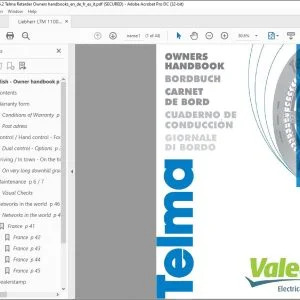 Liebherr LTM 1100-5.2 Telma Retarder Owners handbook Manual - PDF DOWNLOAD