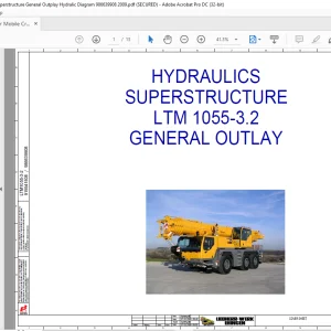 Liebherr Mobile Crane LTM 1055-3.2 Superstructure General Outplay Hydralic Diagram 986639908 - PDF DOWNLOAD