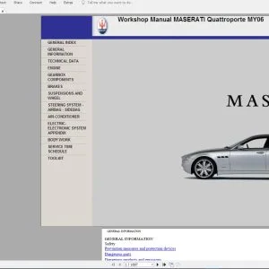 Maserati Collection Some Model Workshop Manual Training Manual DVD Complete Set - PDF DOWNLOAD