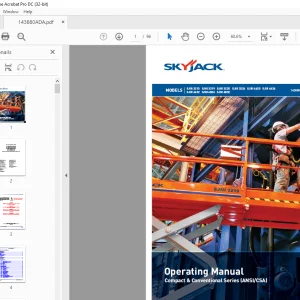 Skyjack Compact & Conventional Series SJIII 3215 SJIII 3219 SJIII 3220 SJIII 3226 SJIII 4620 SJIII 4626 SJIII 4632 SJIII 6826 SJIII 6832 Operating Manual 143880AD-A - PDF DOWNLOAD