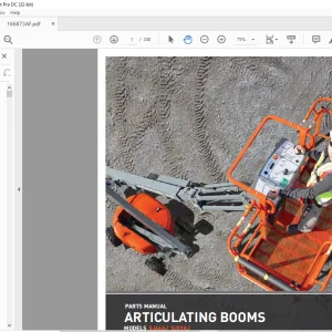 Skyjack SJ46AJ SJ51AJ Articulating Booms Parts Manual 166873AF - PDF DOWNLOAD