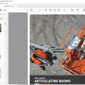 Skyjack SJ46AJ SJ51AJ Articulating Booms Parts Manual 168893AE - PDF DOWNLOAD
