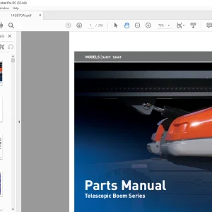Skyjack SJ61T SJ66T Telescopic Booms Parts Manual 143870AI -  PDF DOWNLOAD