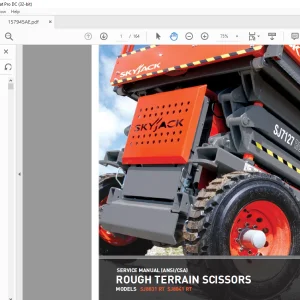 Skyjack SJ8831 RT SJ8841 RT Rough Terrain Scissors Service Manual 157945AE - PDF DOWNLOAD