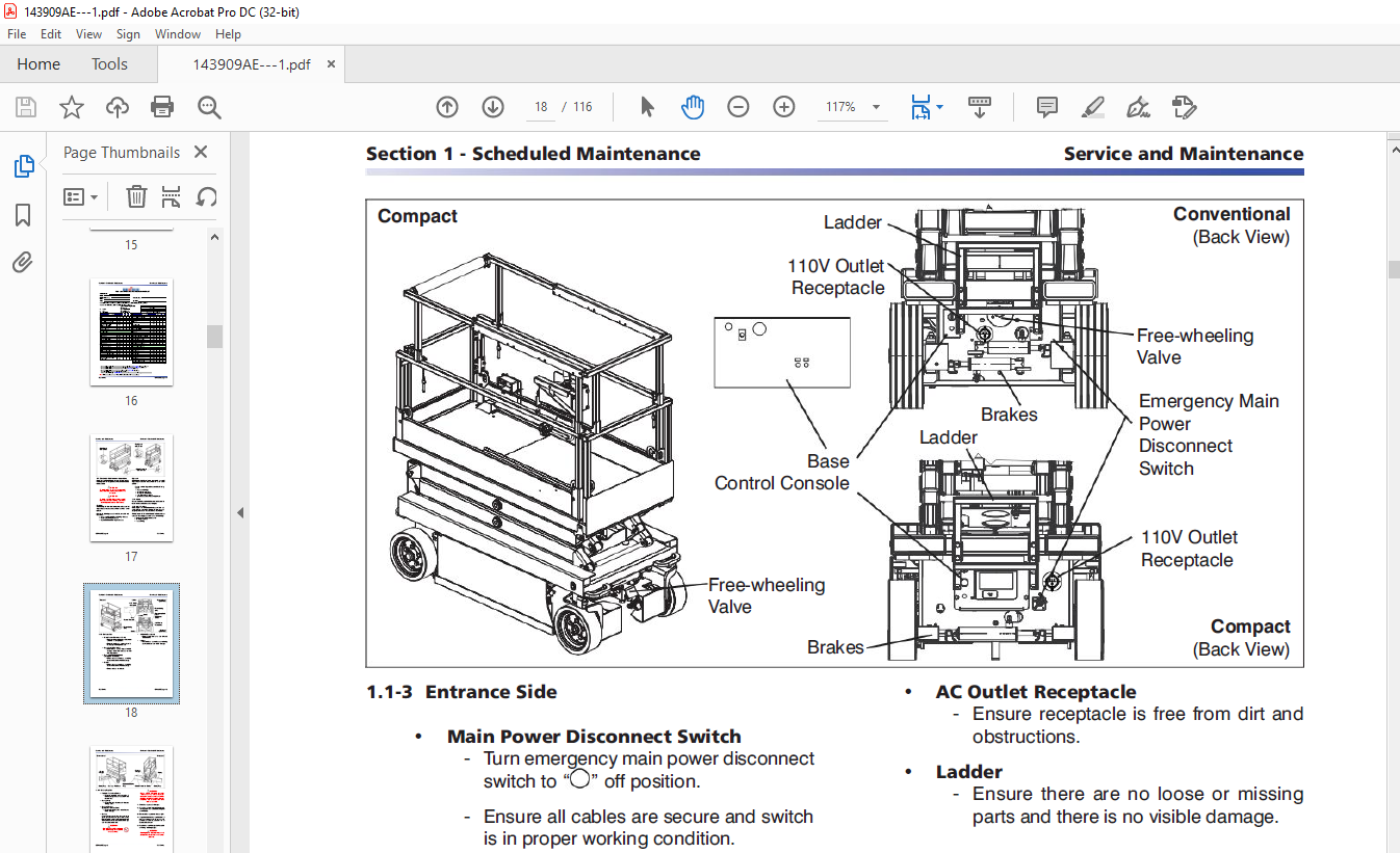 Skyjack SJIII Compact Series SJIII 3215 SJIII 3219 Service Manual