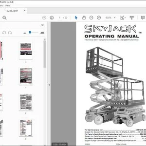 Skyjack SJIII Series 3015 3219 3220 3226 4620 4626 4830 4832 6826 & 6832 Operating Manual - PDF DOWNLOAD