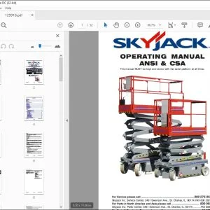 Skyjack SJIII Series 32xx, 46xx & 68xx Operating Manual - PDF DOWNLOAD