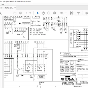 Still Sted CX (1044 1046) CX T (1050) KANVAN (1051) ELECTRICAL WIRING diagram Manual - PDF DOWNLOAD