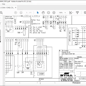 Still Sted CX (1044-1046) CX-T (1050) KANVAN (1051) Electrical Wiring diagram Manual - PDF DOWNLOAD