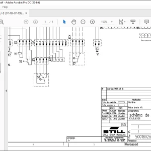 Still Sted EXU-S (0148-0149) EXD-S (0249) Electrical Wiring diagram Manual -  PDF DOWNLOAD