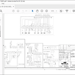 Still Sted EXU-SF (0160) EXD (0260) EXD-SF (0261) ELECTRICAL WIRING diagram Manual - PDF DOWNLOAD