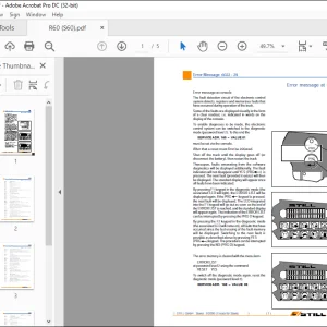 Still Sted Forklift R60 S60 error list Manual  - PDF DOWNLOAD