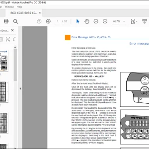 Still Sted Forklift R60i 6033 6035 6053 6055 error list Manual - PDF DOWNLOAD