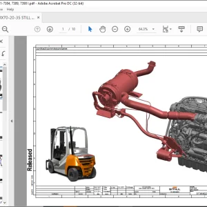 Still Sted RX70-20-35 STILL Driveline 7381-7384, 7389, 7390 Electric Circuit Diagram Manual -  PDF DOWNLOAD