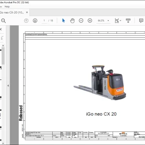 Still Sted iGo neo CX 20 Electric Wiring Diagram Manual   - PDF DOWNLOAD