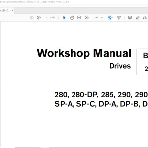 Volvo Penta 280, 280-DP, 285, 290, 290-DP SP-A, SP-C, DP-A, DP-B, DP-C Drive Workshop Manual 243431214 - PDF DOWNLOAD