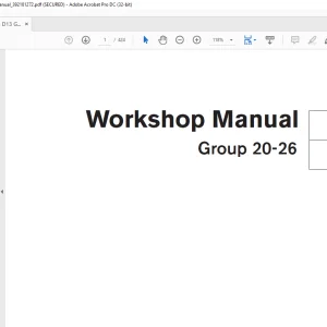 Volvo Penta D13 Group 20-26 Woskshop Manual_392181272 - PDF DOWNLOAD