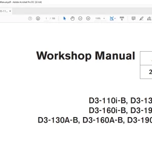 Volvo Penta D3-110i-B, D3-130i-B D3-160i-B, D3-190i-B D3-130A-B, D3-160A-B, D3-190A-B Workshop Manual - PDF DOWNLOAD